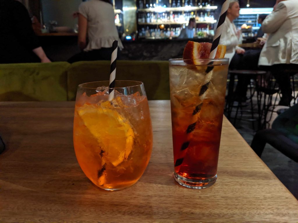 Aperol and Campari