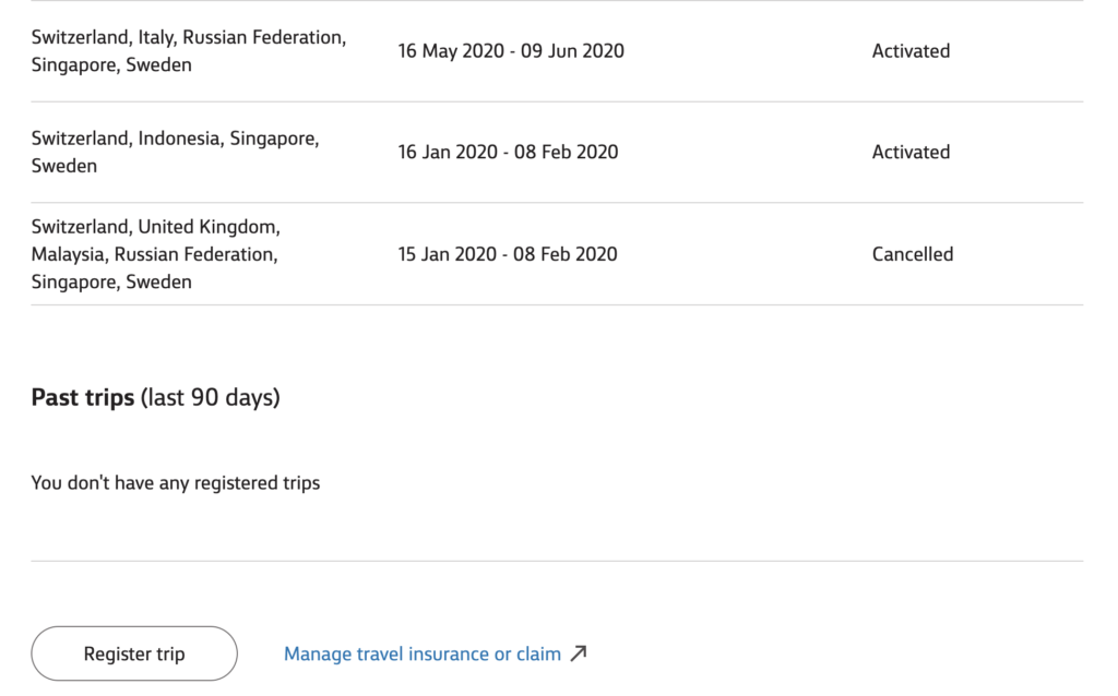 commbank travel insurance policy