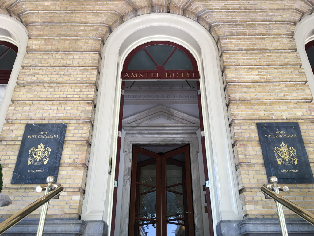 InterContinental Amstel Amsterdam Entrance