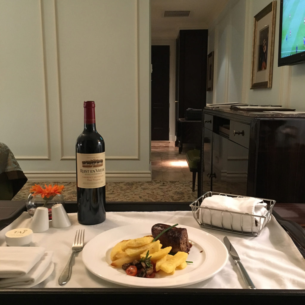 Taj Cape Town Room Service Steak And Chips