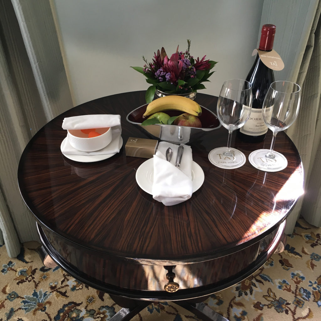 Taj Cape Town Welcome Amenity