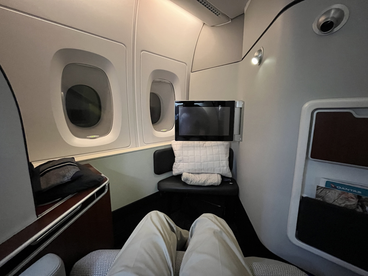 Review: Qantas First Class