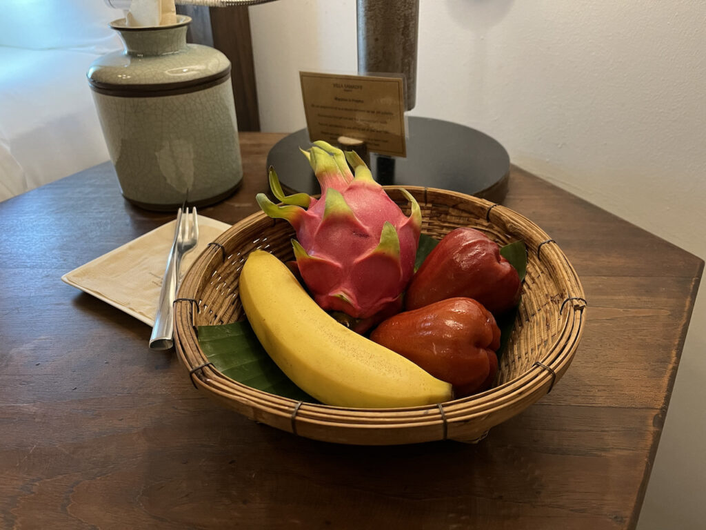 Villa Samadhi Singapore Fruit Bowl