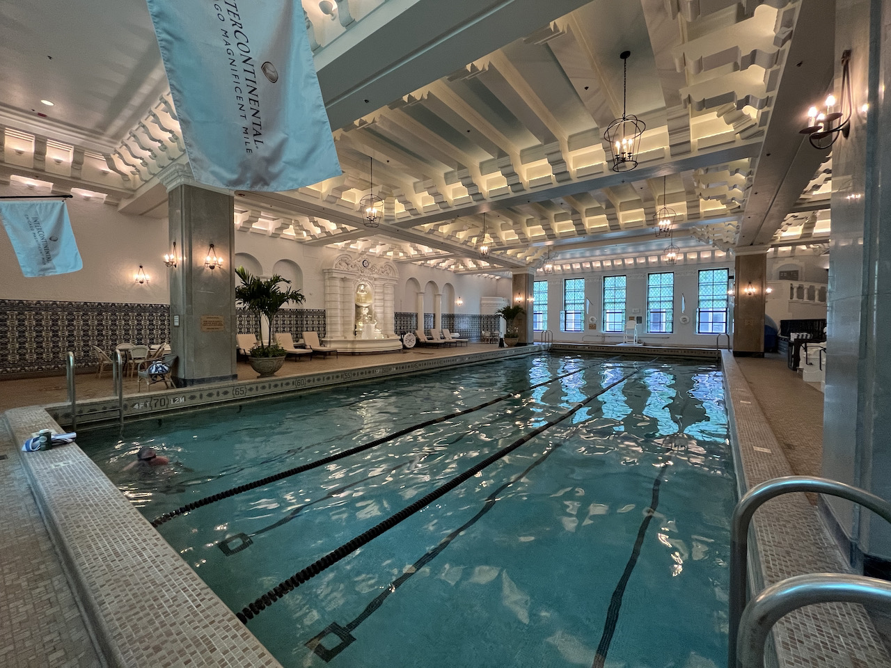 InterContinental Chicago Magnificent Mile Swimming Pool View 